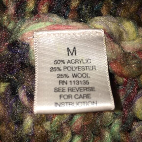 Leo & Nicole Sweater Cardigan Medium - Picture 6 of 6